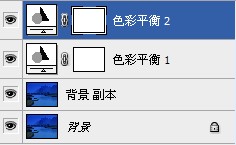 PS色彩平衡工具修复偏蓝风景照片色彩