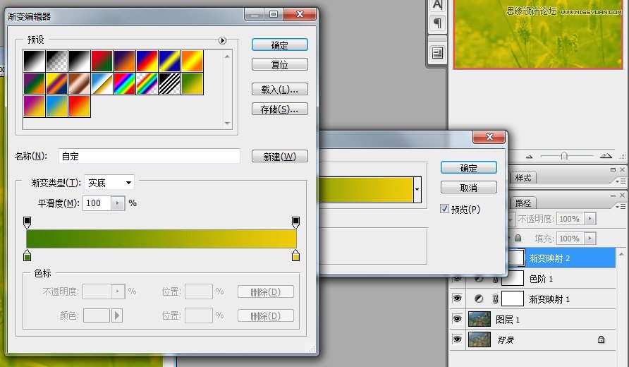 调出太阳光晕植物景色图片的PS方法