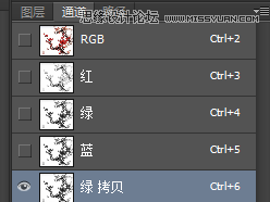 用通道工具对梅花图片快速抠图的PS技巧