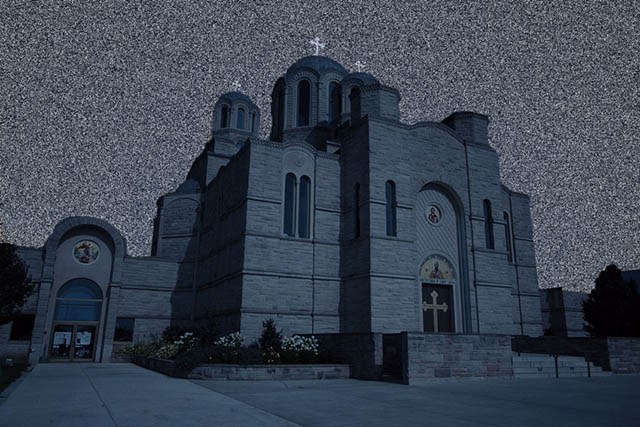 把白天教堂图片制成漂亮夜景效果的PS技巧