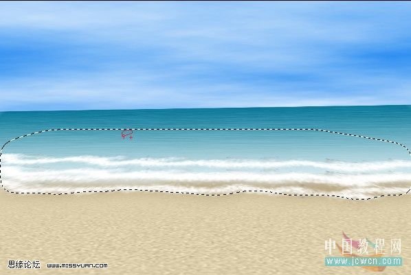 制作夏季沙滩美女的PS滤镜教程