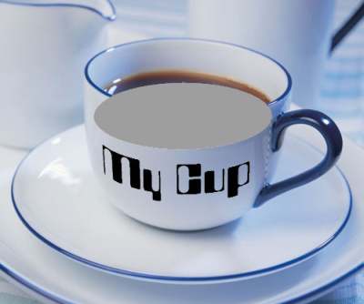 用PS滤镜给咖啡杯上添加文字