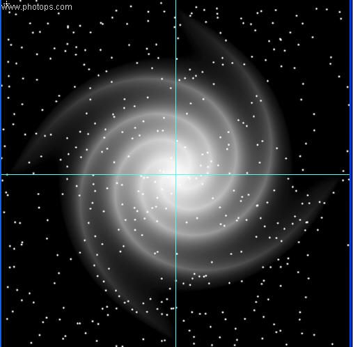 制作梦幻星空效果图的滤镜教程