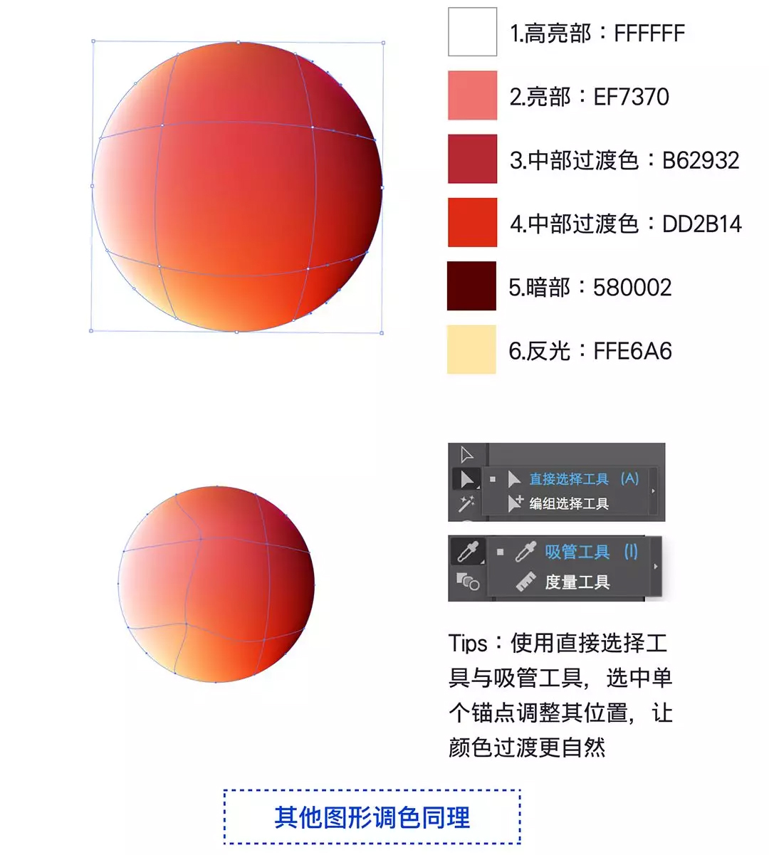 绘制水彩渐变风格磨砂插画图片的AI教程