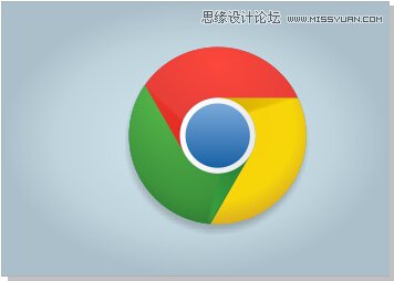 绘制谷歌浏览器LOGO图标的CorelDRAW教程