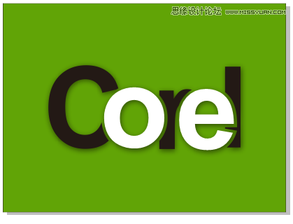字体教程:CorelDRAW制作时尚镂空艺术文字