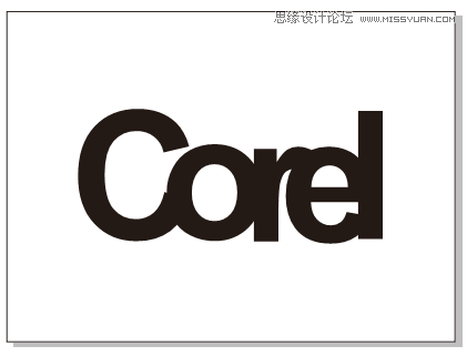 字体教程:CorelDRAW制作时尚镂空艺术文字