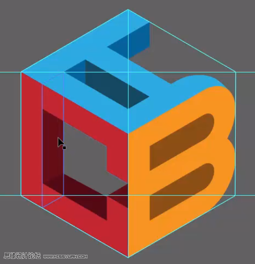 矢量绘图:用AI设计立体风格LOGO图标