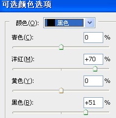 PS怎样调出柔美紫色非主流儿童照片