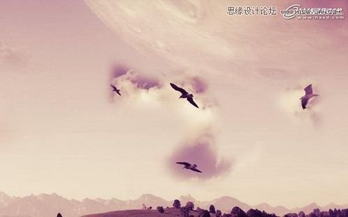 Photoshop合成梦幻童话空间教程