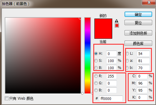 色彩知识，讲解PS工具中的颜色模式