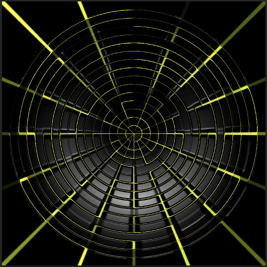 滤镜做图，利用极坐标制作球形蜘蛛网喇叭
