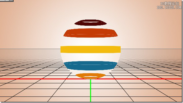 Photoshop设计时尚大气的3D螺旋球,PS教程,16xx8.com教程网