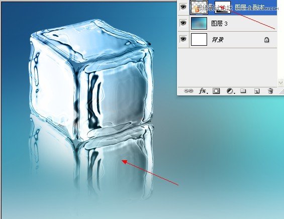 Photoshop巧用滤镜制作出清凉的冰块效果,PS教程,16xx8.com教程网