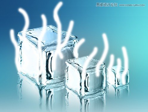 Photoshop巧用滤镜制作出清凉的冰块效果,PS教程,16xx8.com教程网