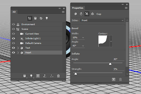 立体字，用PS的3D工具制作细腻的浮雕花纹字体