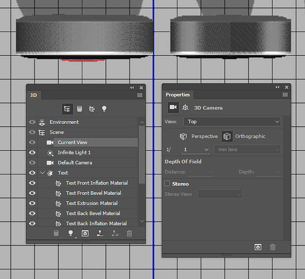 立体字，用PS的3D工具制作细腻的浮雕花纹字体