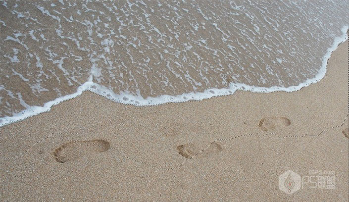 沙滩字，用PS制作浪漫唯美的沙滩泡沫字