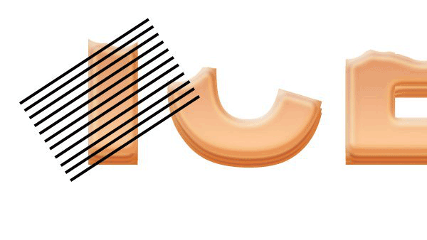 饼干字，用ps创建一个令人垂涎欲滴的冰淇淋文字