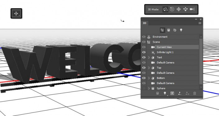 3D字体，用PS制作立体风格的矩阵LED字体