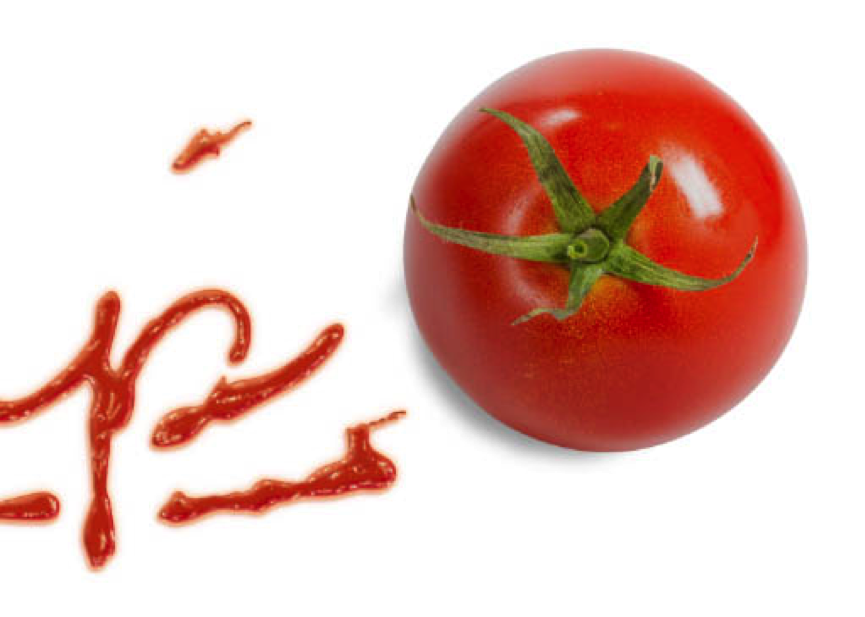 教你做一个番茄酱文字效果