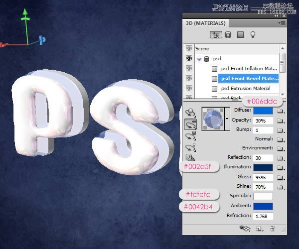 Photoshop创建有光泽的塑料3D文字教程,PS教程,16xx8.com教程网
