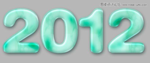 Photoshop制作玉材质效果的立体字教程,PS教程,16xx8.com教程网