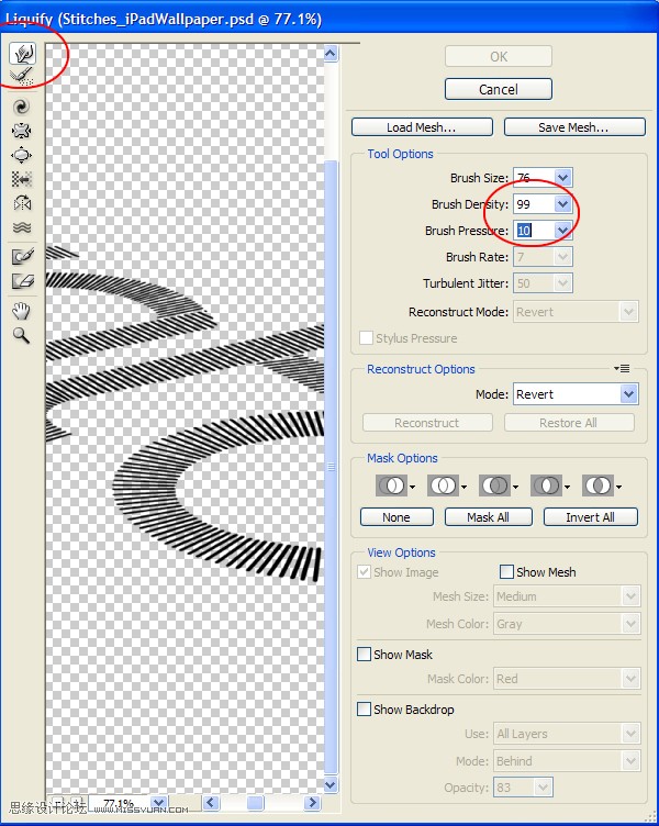 Photoshop设计超酷的缝线字体教程,PS教程,16xx8.com教程网