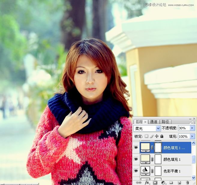 Photoshop调出美女人像质感通透的肤色效果,PS教程,16xx8.com教程网