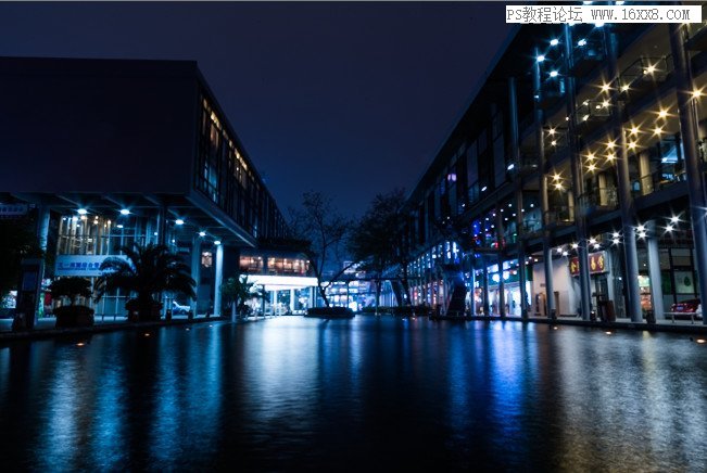 夜景效果，用PS制作浪漫梦幻的城市夜景照片