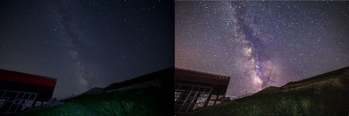 夜景调色，调银河星空照片教程