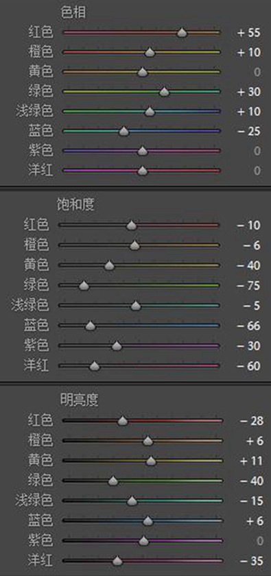 LR调色教程，冷色人像后期调色分享