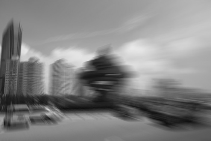 单色效果，教大家制作延时摄影城市照片