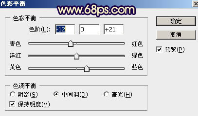 霞光效果，给照片添加橙色调的霞光效果