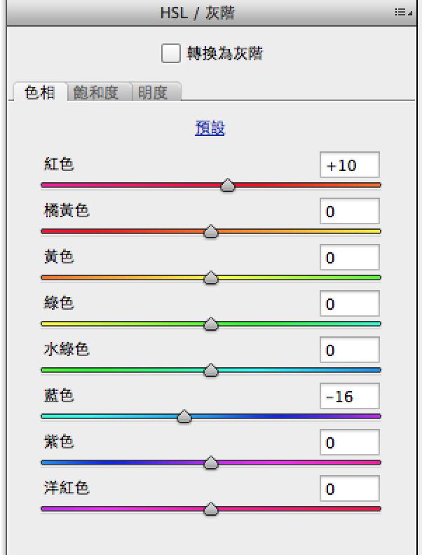 人像调色，调出纯白的清新色调后期教程