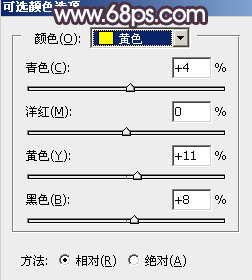 红色调，ps调出高对比的暖红色调照片