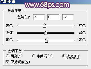 ps调出秋季红蓝色调教程