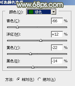 Photoshop调出淡绿色古典风格照片教程