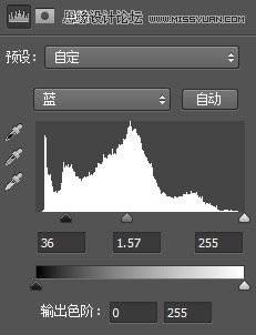 PS调出照片唯美的蓝色教程