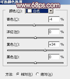 Photoshop调出红褐色人物图片教程