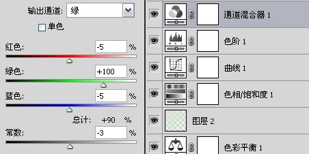 轻松几步教你调出日系范儿经典白青色