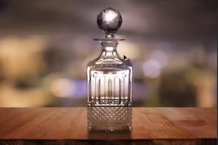 抠玻璃：通过Photoshop抠出透明的玻璃瓶