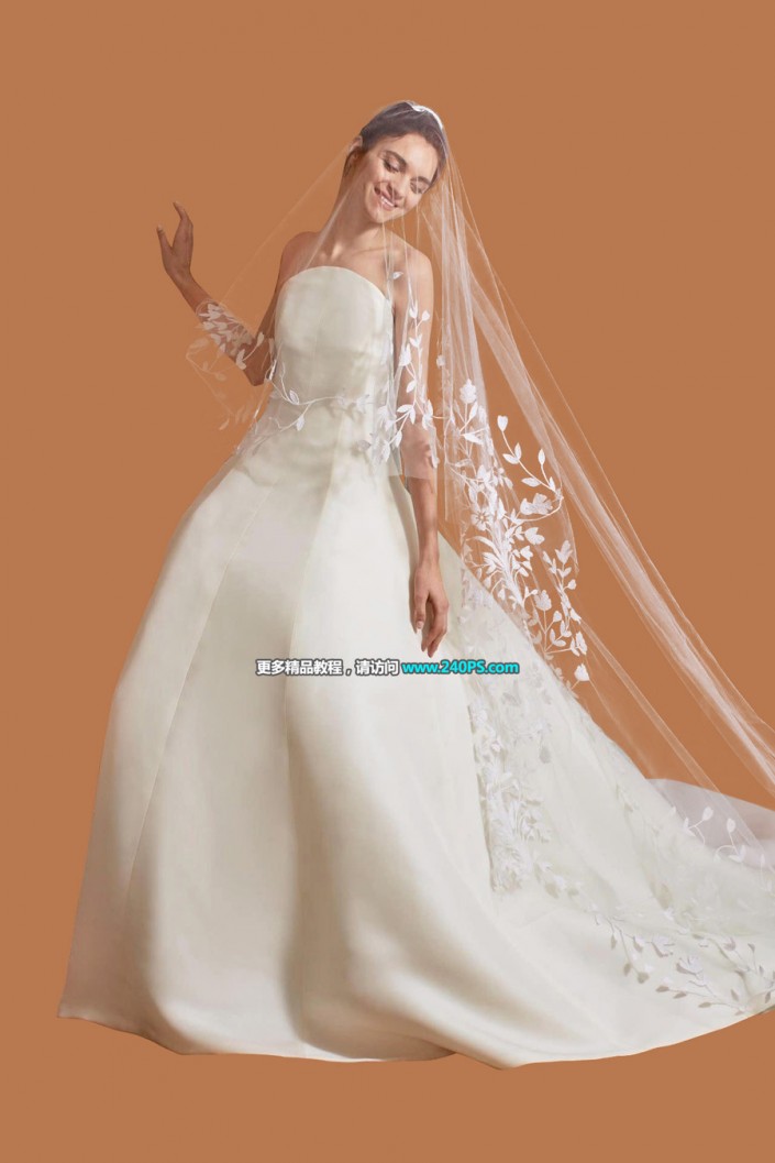 抠婚纱：通过Photoshop把婚纱照片从复杂的背景中抠出来