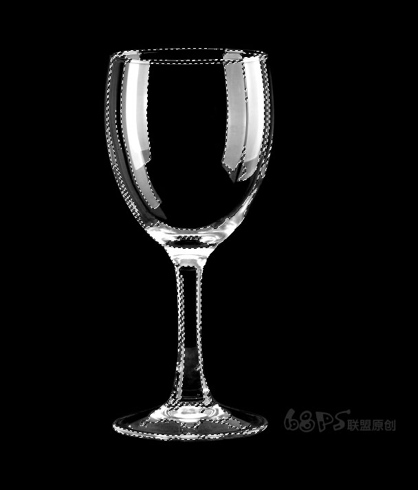 抠玻璃，抠透明红酒酒杯教程