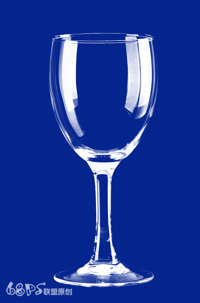 抠玻璃，抠透明红酒酒杯教程