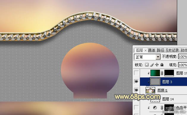 ps抠出拱门并简化图像教程