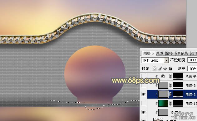 ps抠出拱门并简化图像教程