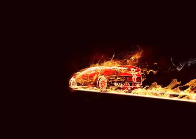 炫酷合成：通过Photoshop打造超酷的火焰汽车