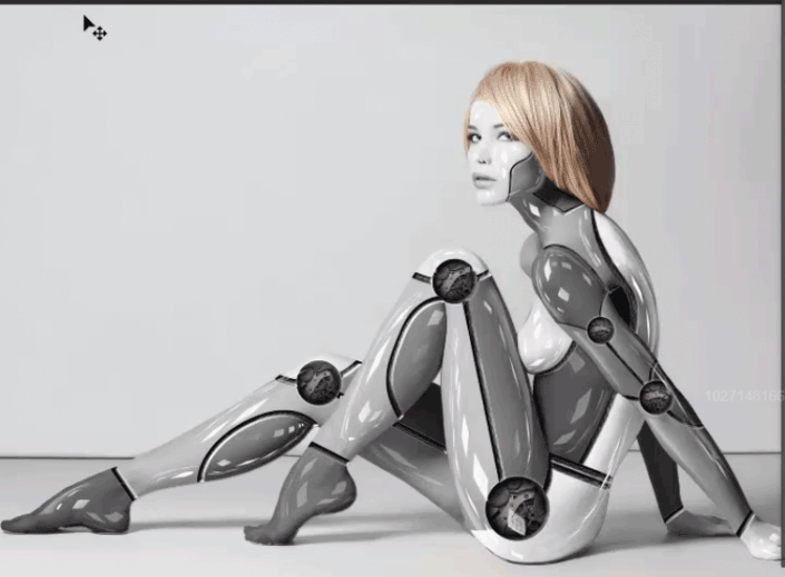 人物合成，手把手教你合成一款炫酷女机器人