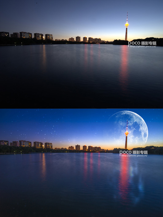 利用Photoshop给照片添加夜空